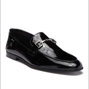 Bruno Magli Silvestro Patent Leather Bit Loafer